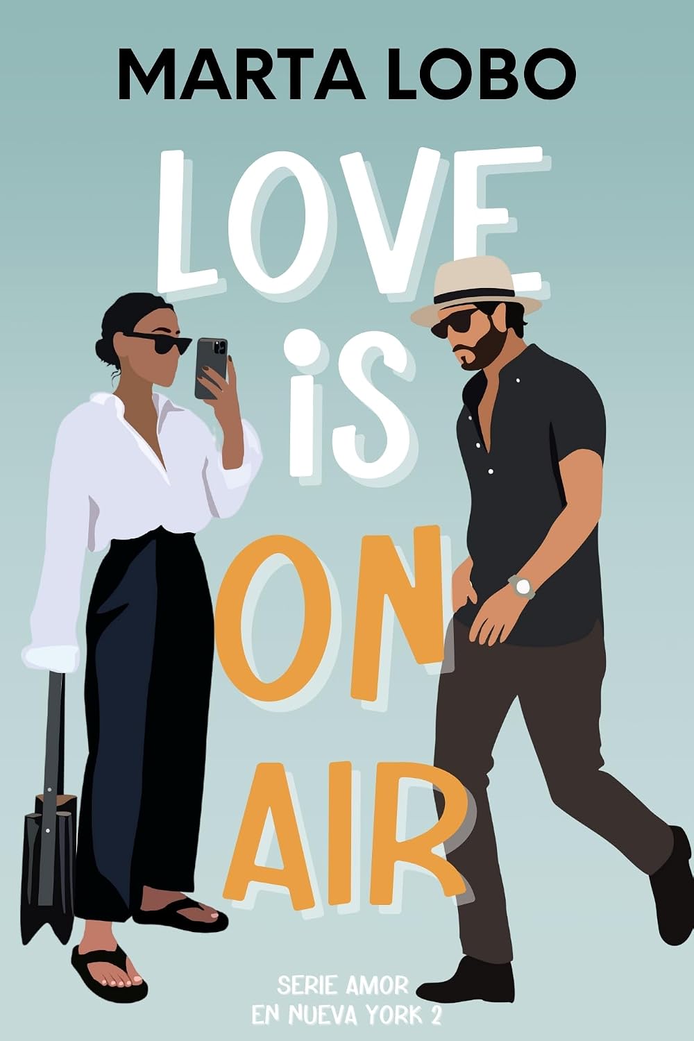 Portada de "Love is on air", novela de Marta Lobo